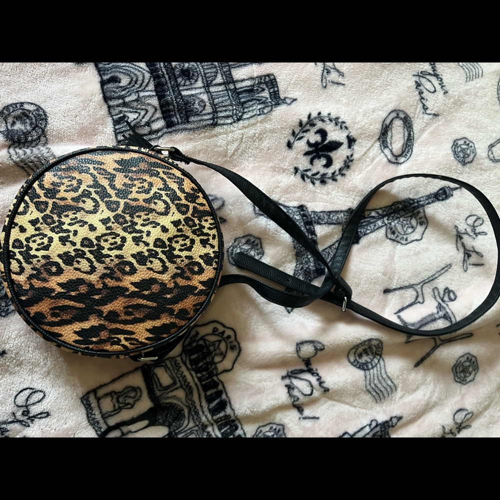 Cheetah print bag